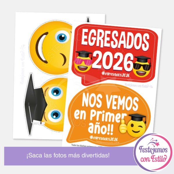 Producto - Photo Props Imprimible Egresados Primaria - 3