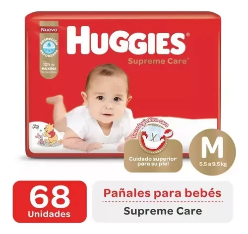 Producto - Huggies Supreme Care m 68