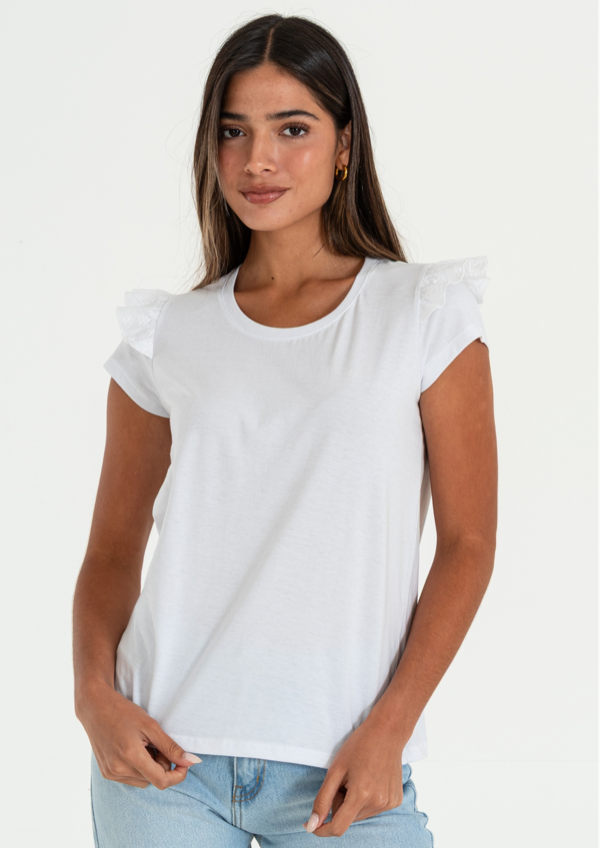 Producto - Remera M/ Corta con Volado
