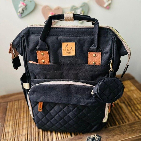 Producto - Mochila maternal negra
