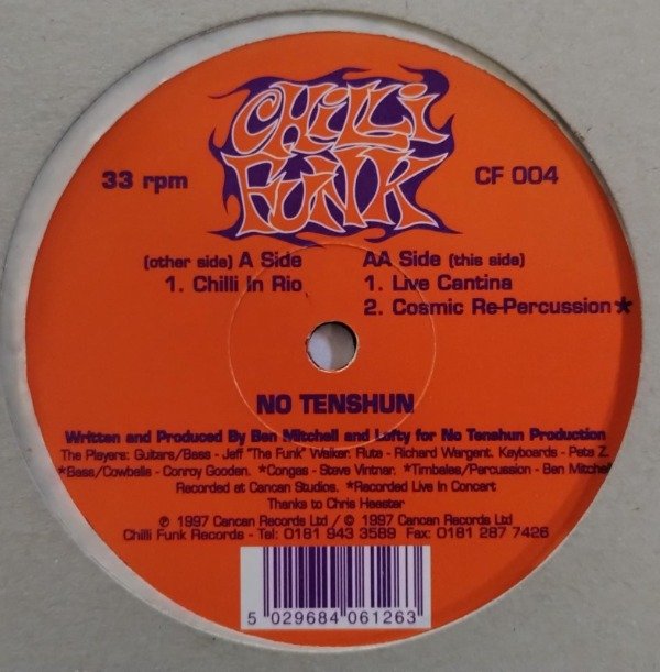 Producto - NO TENSHUN Chilli In Rio Vinilo 12 UK 1997 House Jazzy