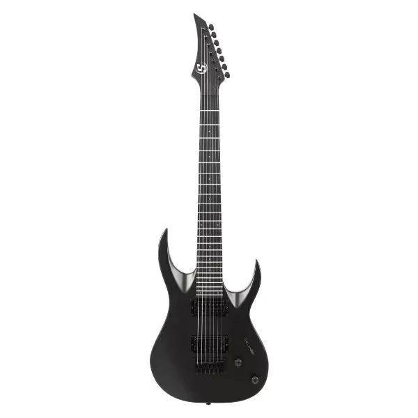 Producto - S BY SOLAR GUITARRA ELECTRICA AB4.7C-E CARBON BLACK MATTE 7 CUERDAS