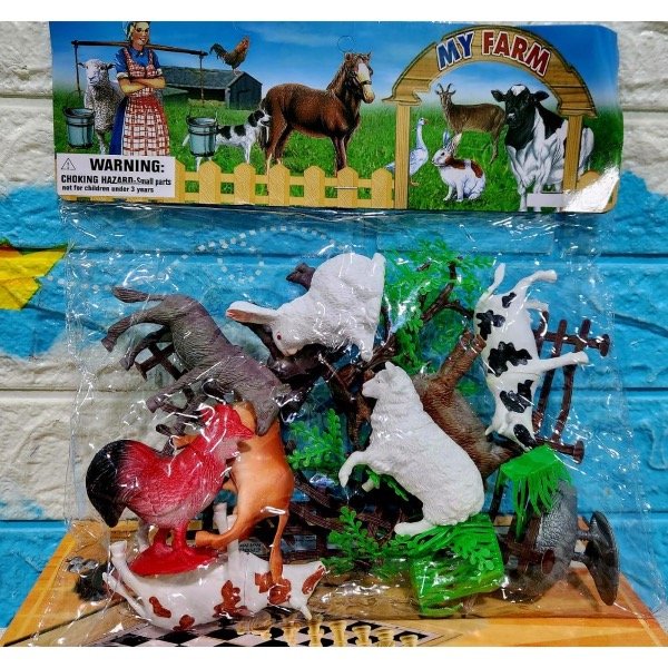 Producto - Set animales granja establo