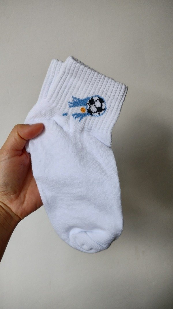 Producto - Soquetes 1/4 pelota Argentina
