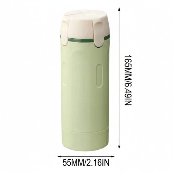Producto - ENVASE DISPENSER DE CHAMPU CREMAS PARA VIAJE 4 EN 1 RECARGABLE 120ML 17CM X 6CM - 7