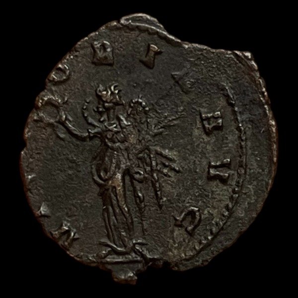 Producto - Claudio II Gótico (268 DC) AE Antoniniano. Ceca de Roma - VICTORIA AVG