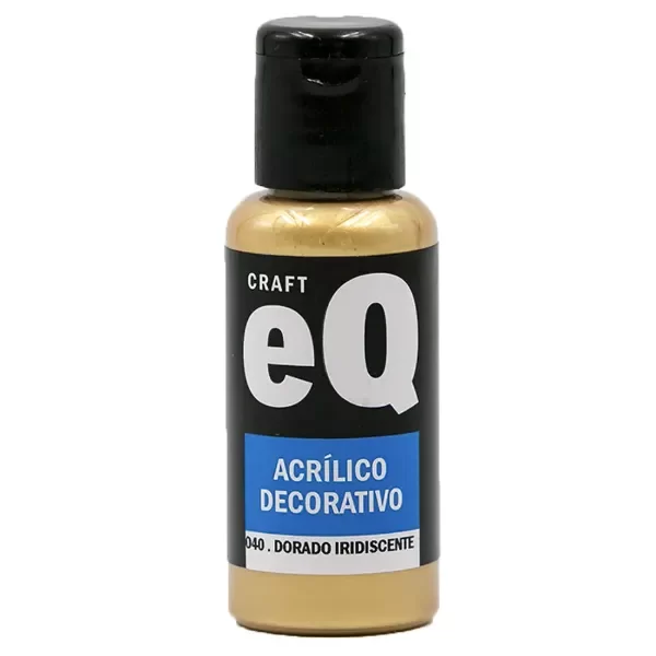 Producto - ACRILICOS DORADO IRIDISCENTE  X 50 CC