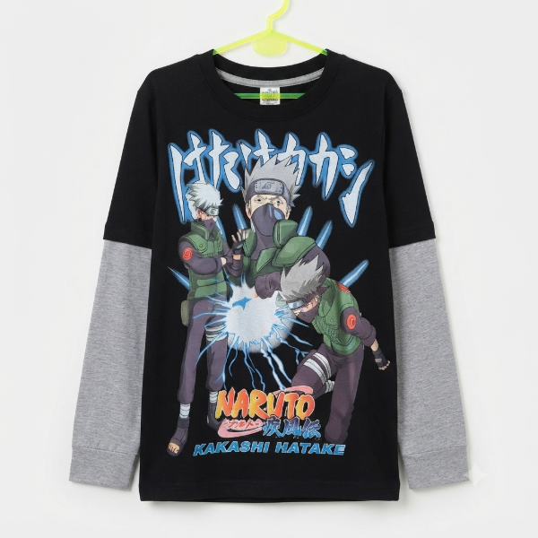 Producto - REMERA MANGA LARGA INFANTIL KAKASHI T.10