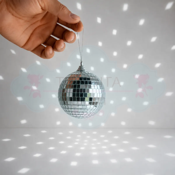 Producto - 3 BOLAS DISCO ESPEJADAS 8 CM - 3