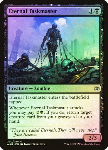 Producto - Eternal Taskmaster Foil  War of the Spark