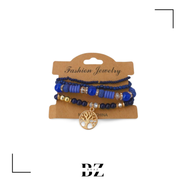 Producto - PULSERA VARIAS X 5 PCS EN CARD - 2080-4