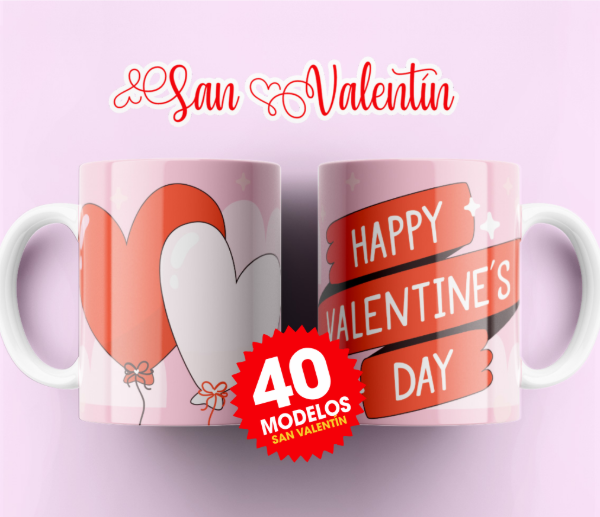 Producto - Plantillas Tazas San Valentín Amor Love Diseños sublimar #t617