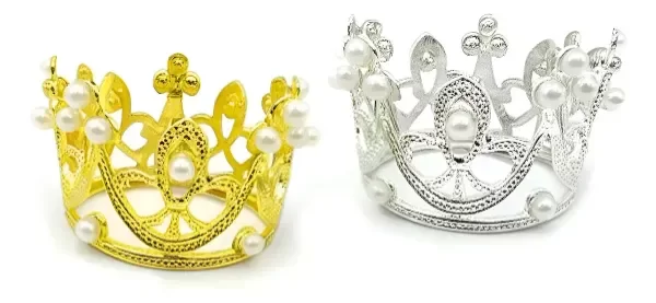 Producto - Adorno Torta Corona - 3,7 x 6,5cm