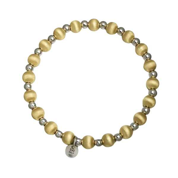Producto - Pulsera Plata 925 Bolitas Mantra de Plata