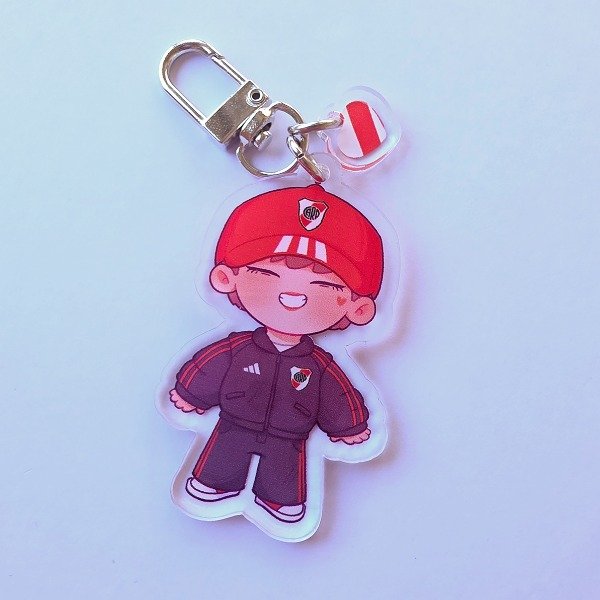 Producto - Llaveros y charms Jungkook de Boca y Tae de River! - 3