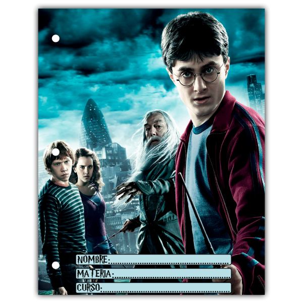 Producto - Carátula Separadores N3 Harry Potter Diseño 14