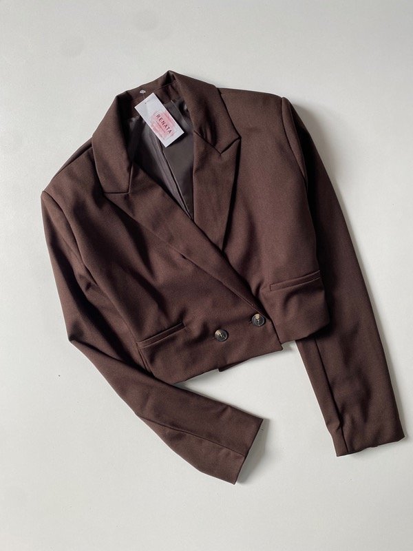 Producto - Blazer cropp chocolate