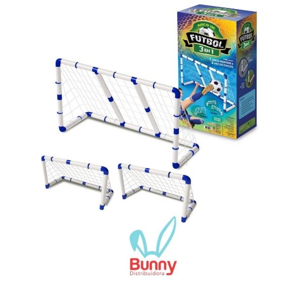Producto - SET DE ARCOS DE FUTBOL 3 EN 1
