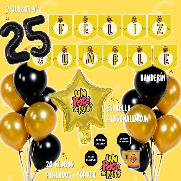 Producto - COMBO GLOBOS UN POCO DE RUIDO