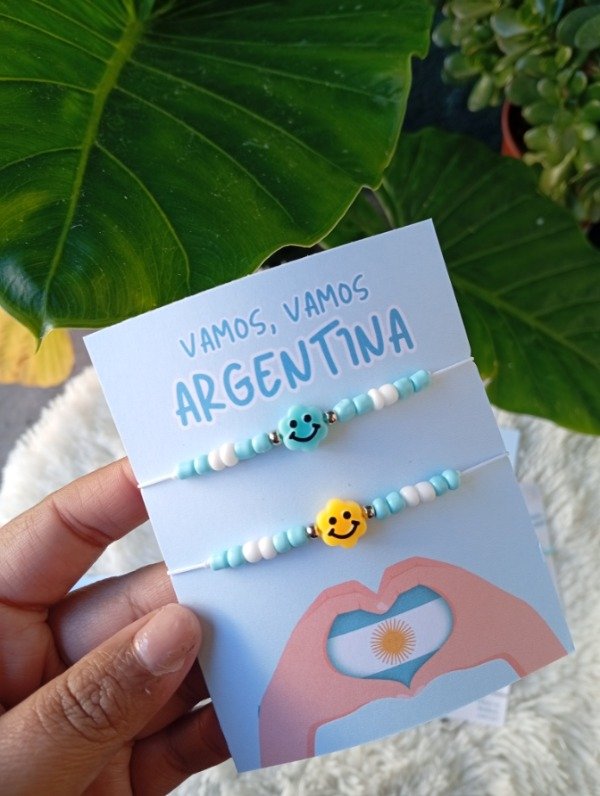 Producto - Pulseras argentinas pack x2