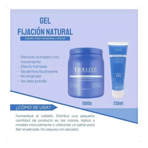 Producto - GEL MODELADOR NATURAL FIX 1000grs.