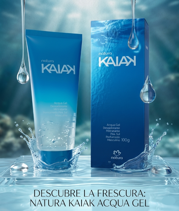 Producto - Acqua Gel Desodorante "Kaiak" Hidratante perfumado Natura