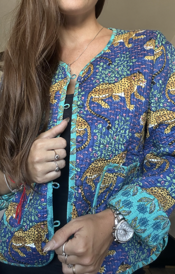 Producto - Chaqueta reversible índigo wild (IMPORTADA INDIA)