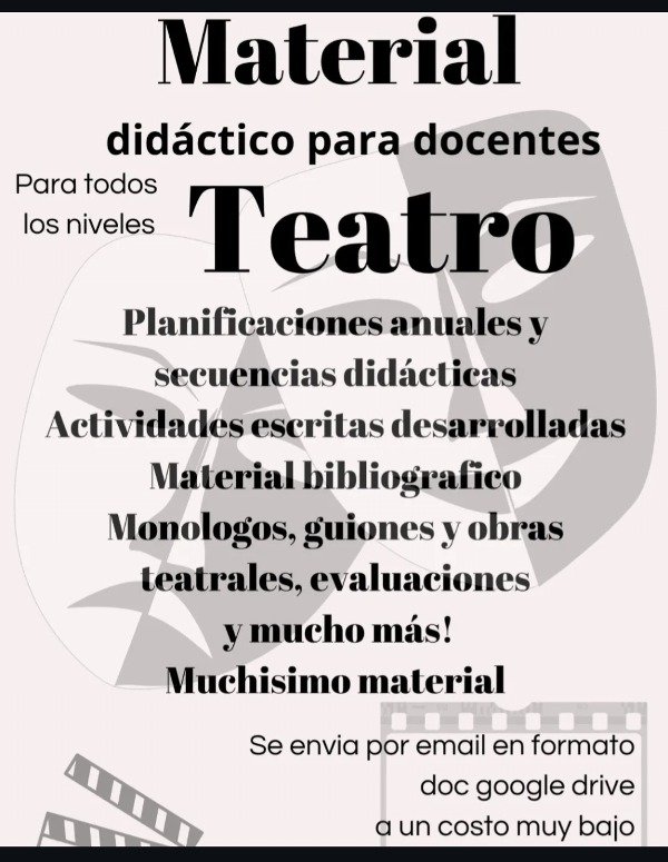 Producto - Super Kit docente TEATRO