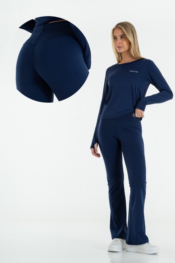 Producto - CALZA OXFORT AZUL - 0