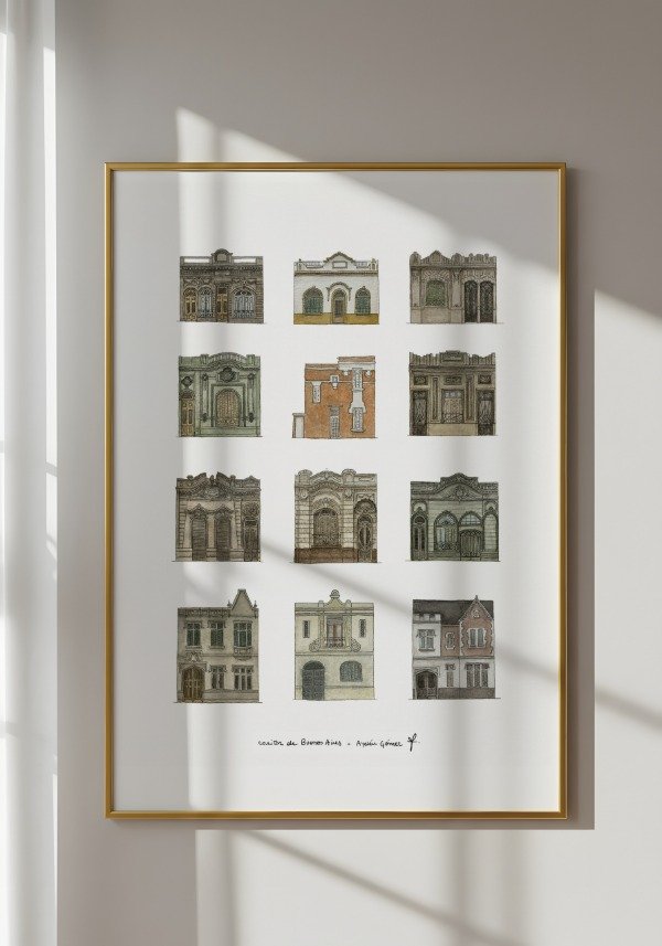 Producto - Poster Casitas de Buenos Aires