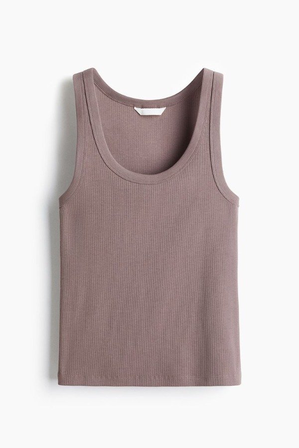 Producto - Musculosa HyM en canale marrón - 0