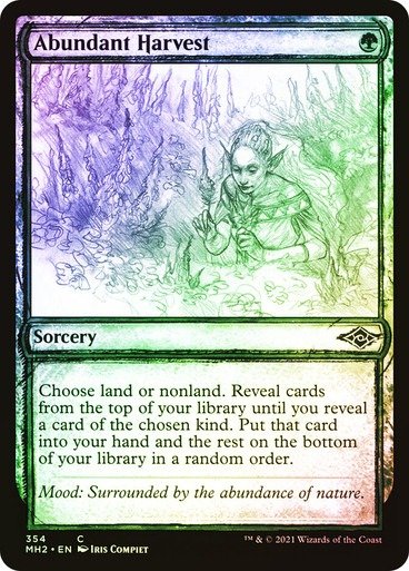 Producto - Abundant Harvest Showcase Foil  Modern Horizons 2