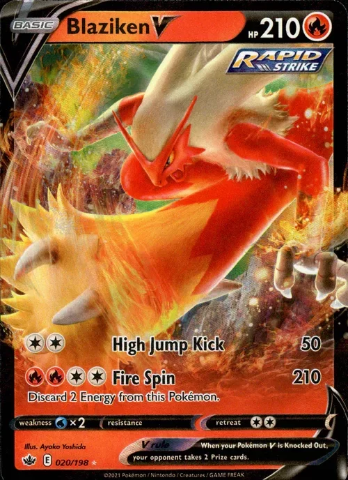 Producto - Blaziken V - 020/198 - Chilling Reign - Holo