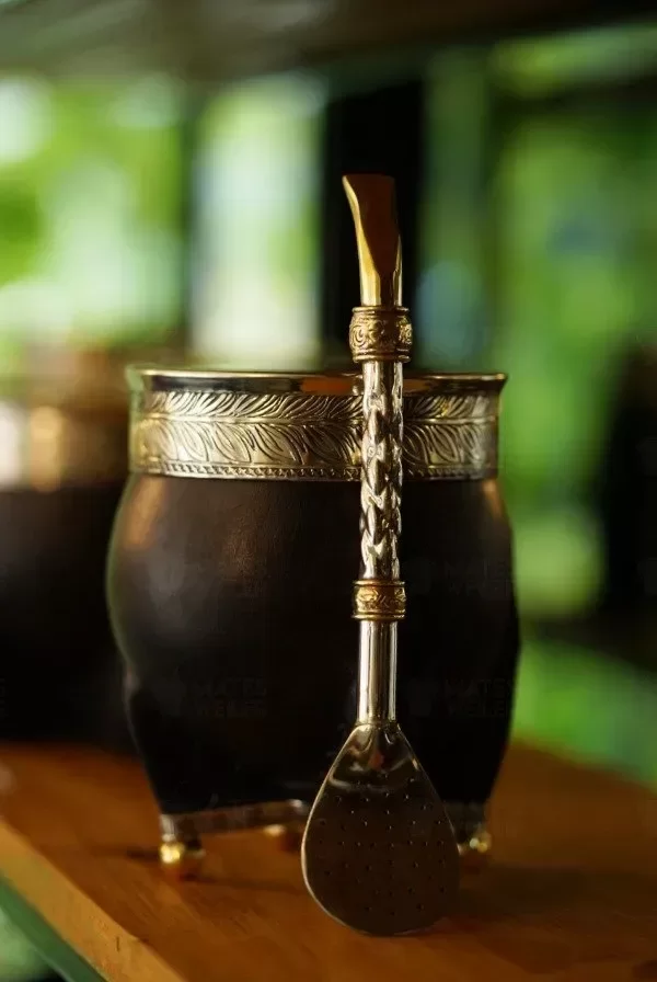 Producto - Combo Imperial Premium con Base de Alpaca y Bronce + Bombillón Deluxe