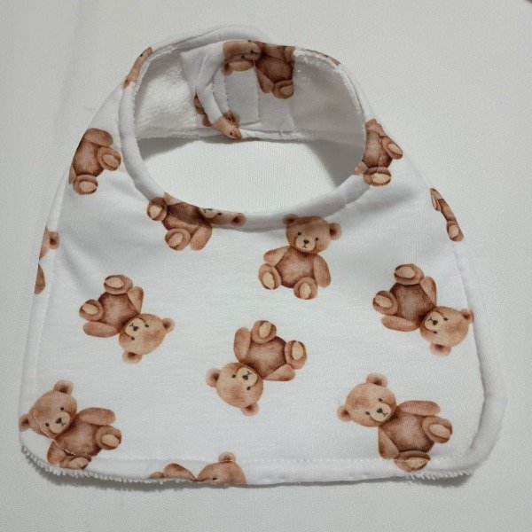 Producto - Babero- Diseño Ositos felices