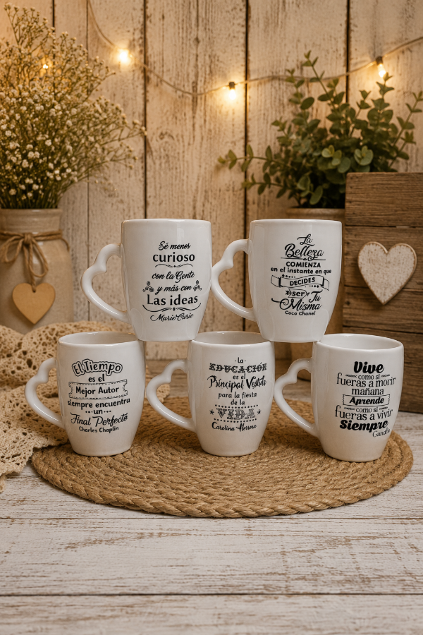 Producto - TAZAS BOMBE FRASES ASA CORAZÓN
