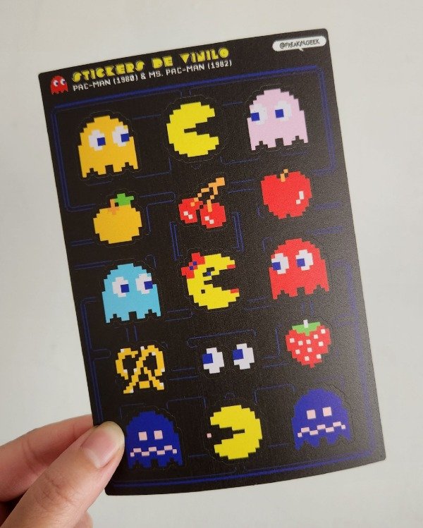 Producto - Plancha Stickers "Pac-Man" - 0