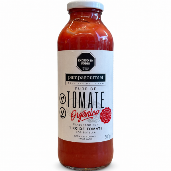 Producto - PURE DE TOMATE ORGANICO PAMPAGOURMET 500gr