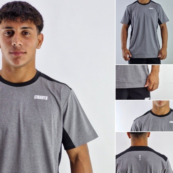 Producto - Camiseta cibarta Du Proxec Gris combinada