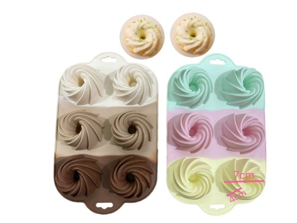 Producto - Molde silicon mini savarin x6