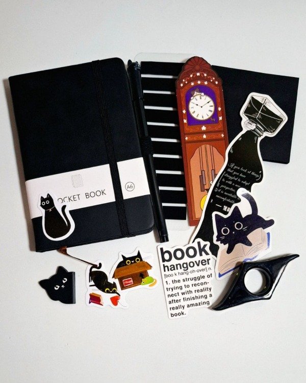 Producto - Pack literario "Booklover Chat Noir"