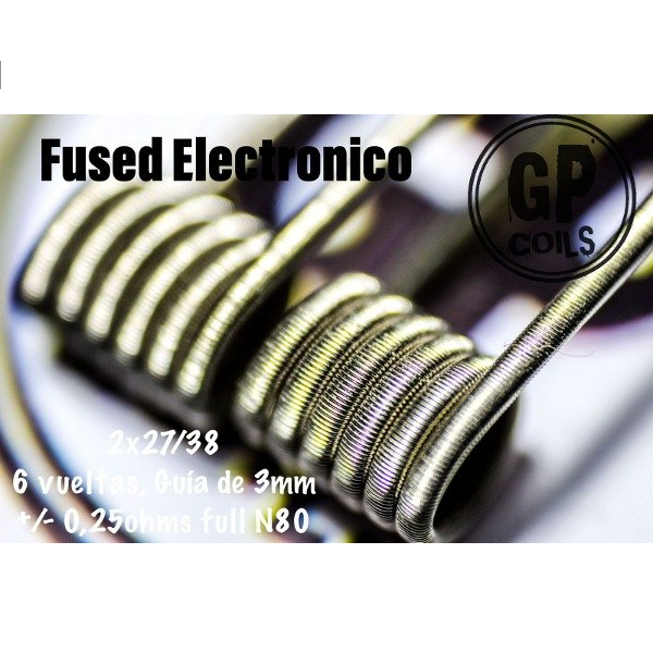 Producto - Resistencias gp coils 0.16 ohms fused n80 electrónico