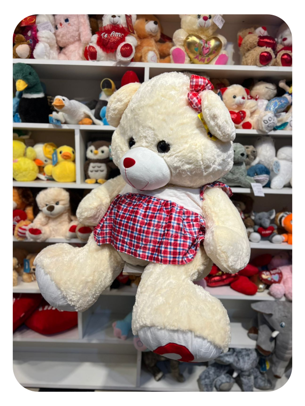 Producto - Oso gigante blanco con vestido