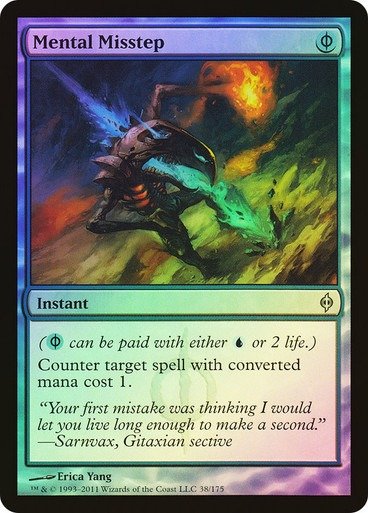 Producto - Mental Misstep (Foil) (Japanese)