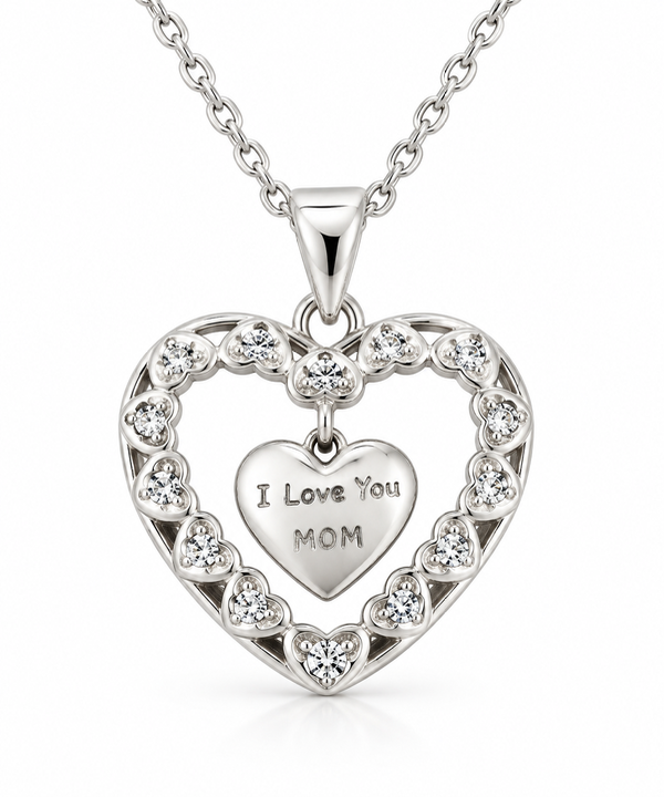Producto - Dije Corazón I Love You MOM - 0