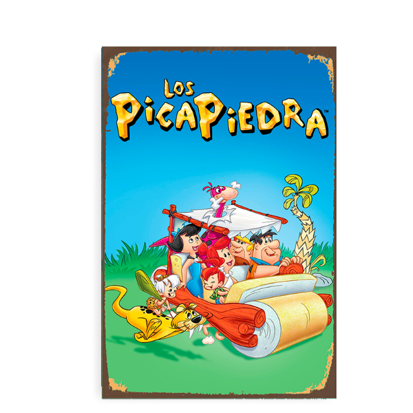 Producto - Chapa retro los picapiedra (S/188)