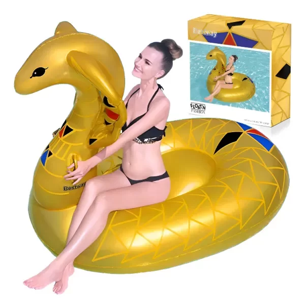 Producto - Inflable Cobra Oro Bestway 41445 Flotador Pileta