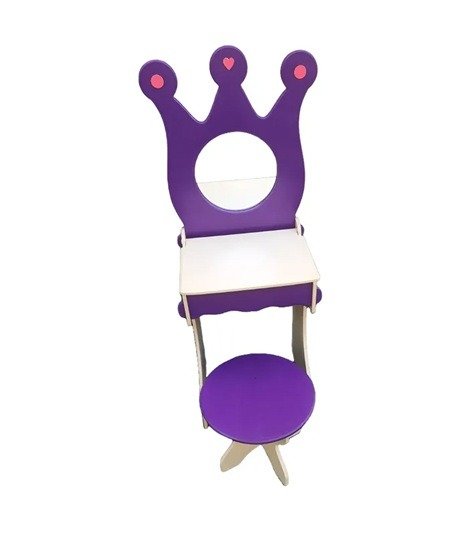 Producto - Tocador amarillo suave y violeta
