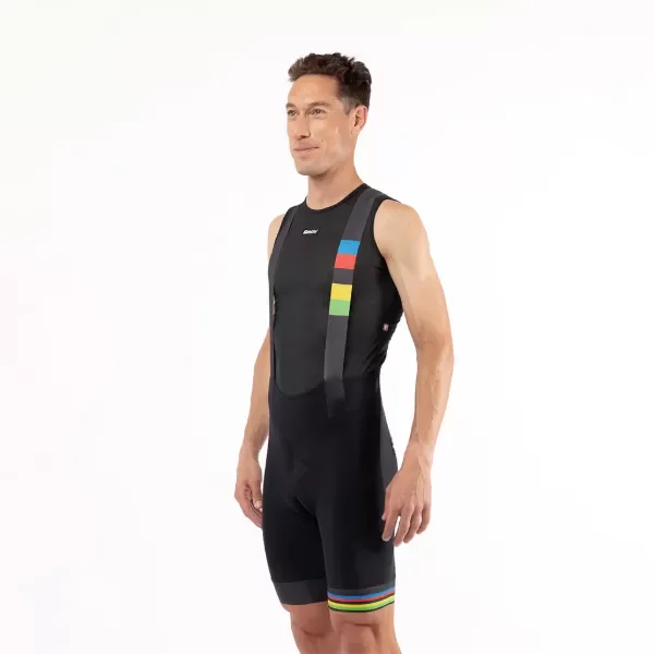 Producto - BIB SHORT SANTINI UCI OFFICIAL BLACK