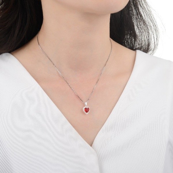 Producto - Dije Corazón Chado Rojo